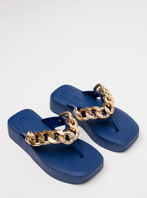 Chinelo Petite Jolie Hit Dark Blue PJ6515