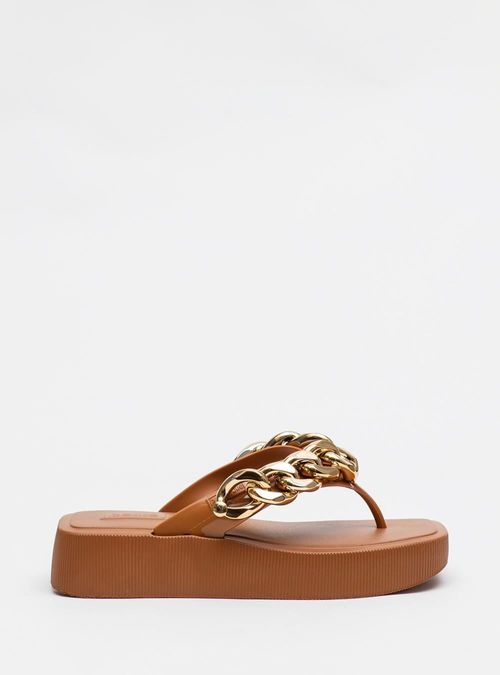 Chinelo Petite Jolie Hit Doce De Leite PJ6515