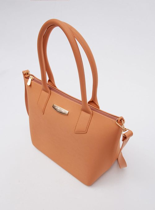 Bolsa Petite Jolie Shopping Doce De Leite PJ11274