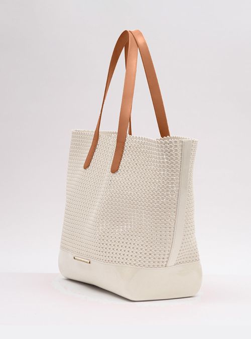 Bolsa Petite Jolie Ibiza White/Doce De Leite PJ10734B