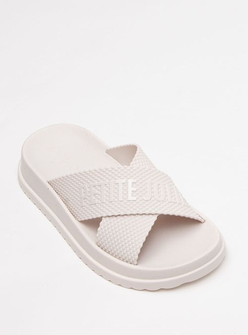 Chinelo Infantil Petite Jolie Smash In White PJ6812IN