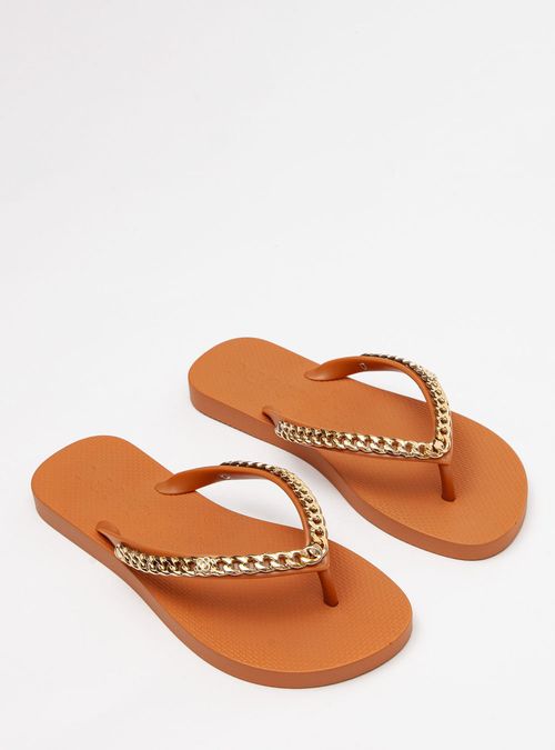 Chinelo Petite Jolie Fresh Doce De Leite PJ7122