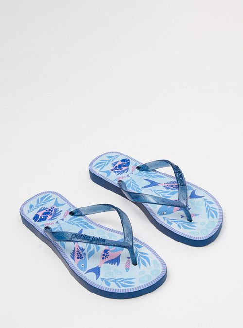 Chinelo Petite Jolie Fresh Dark Blue/Fundo do Mar 2 PJ6969