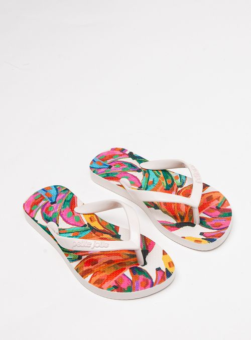Chinelo Petite Jolie Fresh In White/Tropical 16 PJ6969IN