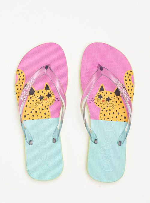 Chinelo Petite Jolie Fresh Translúcido/Pet Lovers 11 PJ6969