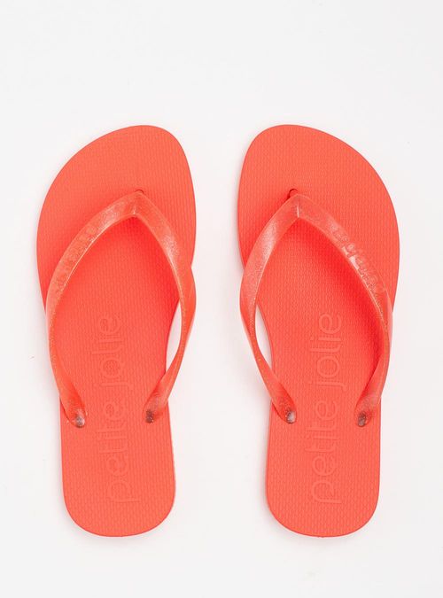 Chinelo Petite Jolie Fresh Glitter Sunset Coral PJ6901II