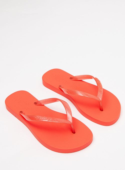 Chinelo Petite Jolie Fresh Glitter Sunset Coral PJ6901II