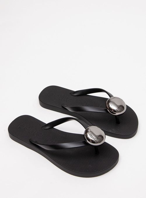 Chinelo Petite Jolie Fresh Preto PJ7637