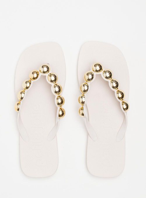 Chinelo Petite Jolie Refresh Bold White PJ7631