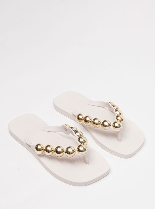 Chinelo Petite Jolie Refresh Bold White PJ7631