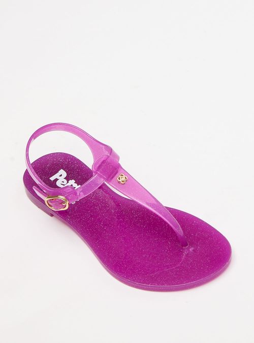 Sandália Infantil Petite Jolie Noah IN Glitter Uva PJ3340IN