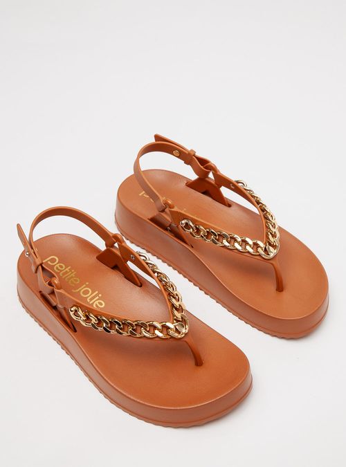 Sandália Petite Jolie Sunshine Doce De Leite PJ7233