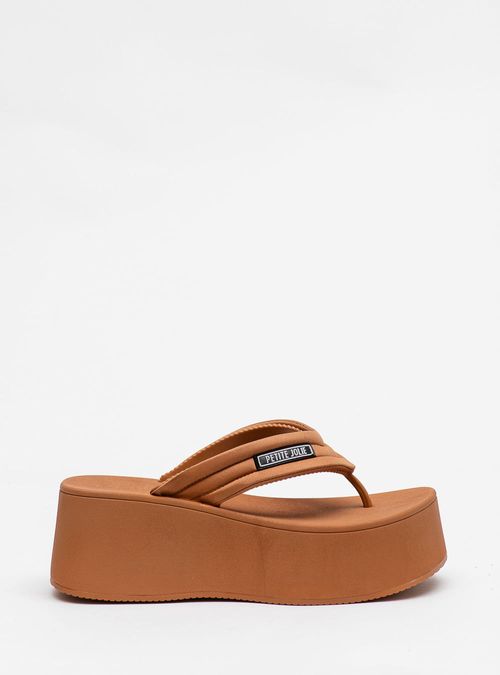 Chinelo Petite Jolie Plus Doce De Leite PJ7522