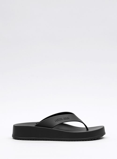 Chinelo Petite Jolie Basic Preto/Branco PJ6818