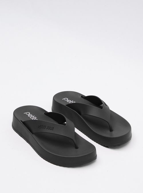 Chinelo Petite Jolie Basic Preto/Branco PJ6818
