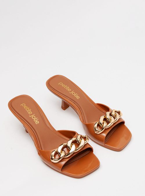 Tamanco Petite Jolie Icon Doce De Leite PJ7434