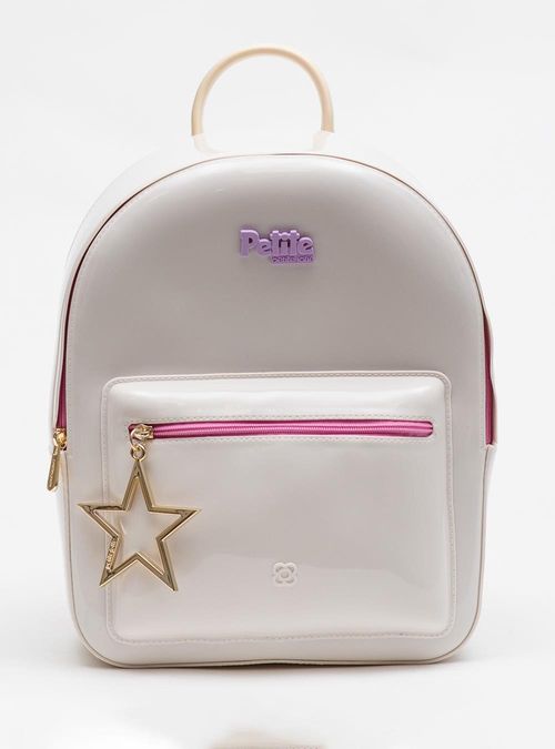 Mochila Petite Jolie Lizzy White/Vanilla PJ11300IN