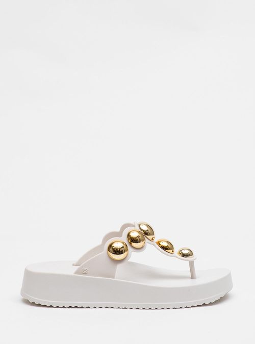Chinelo Petite Jolie Bold White PJ7586