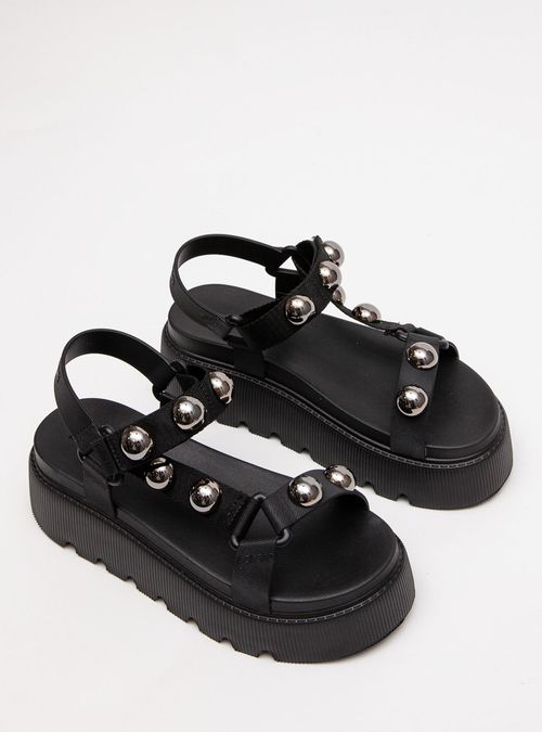 Sandália Petite Jolie Groove Preto PJ7595