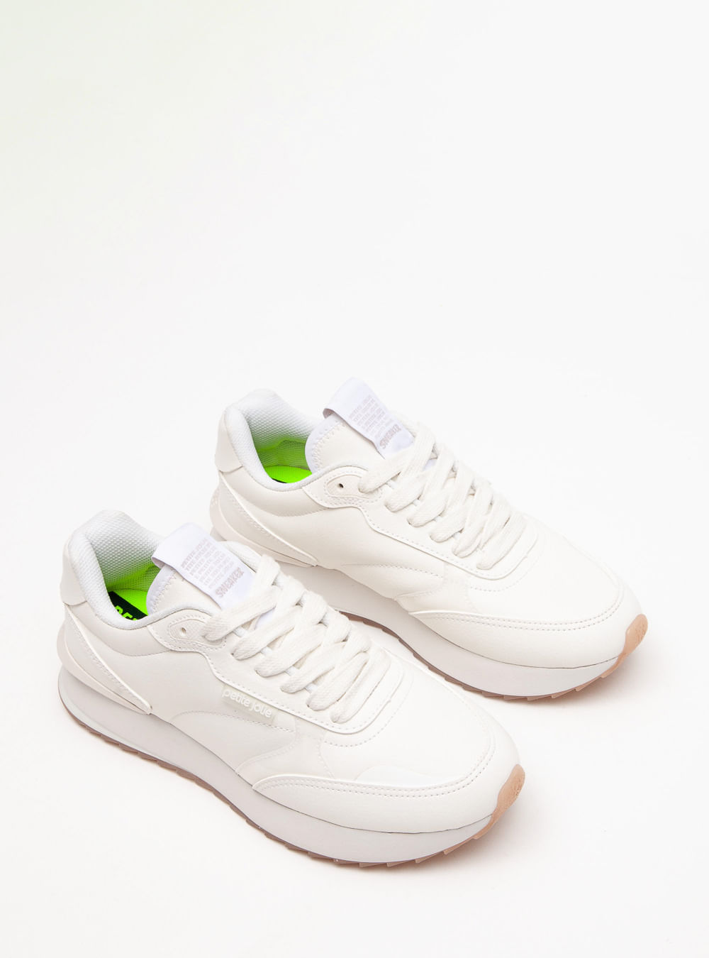 Tênis Petite Jolie Retro Running White PJ7541