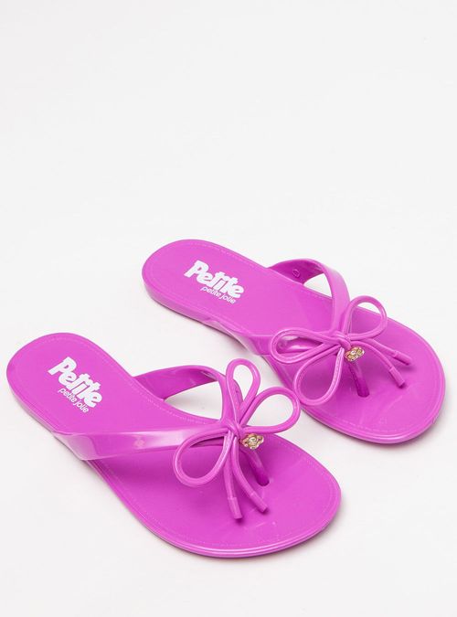 Chinelo Infantil Petite Jolie Lucky In Uva PJ7356IN