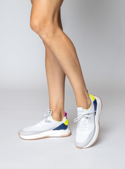 Tênis Petite Jolie Puff Sneaker Branco/Avela Light PJ7130II