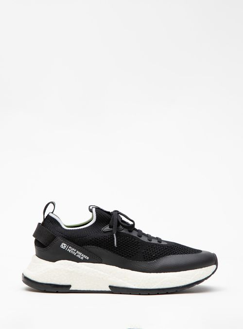 Tênis Petite Jolie Puff Sneaker Preto/Branco/Preto PJ7130II