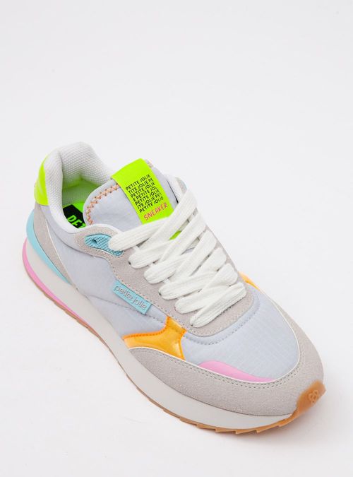 Tênis Petite Jolie Retro Running Ice/White/Avela PJ7541