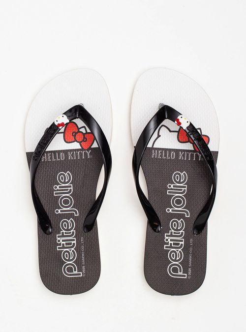 Chinelo Petite Jolie Fresh Preto/Hello Kitty 10 PJ7206HK