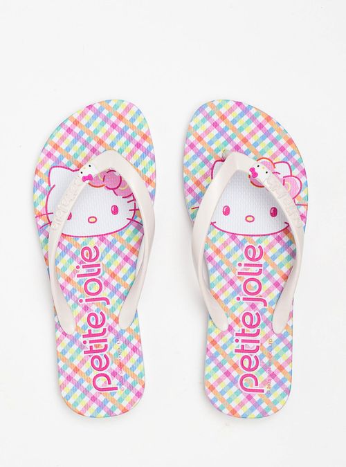 Chinelo Petite Jolie Fresh White/Hello Kitty 11 PJ7206HK