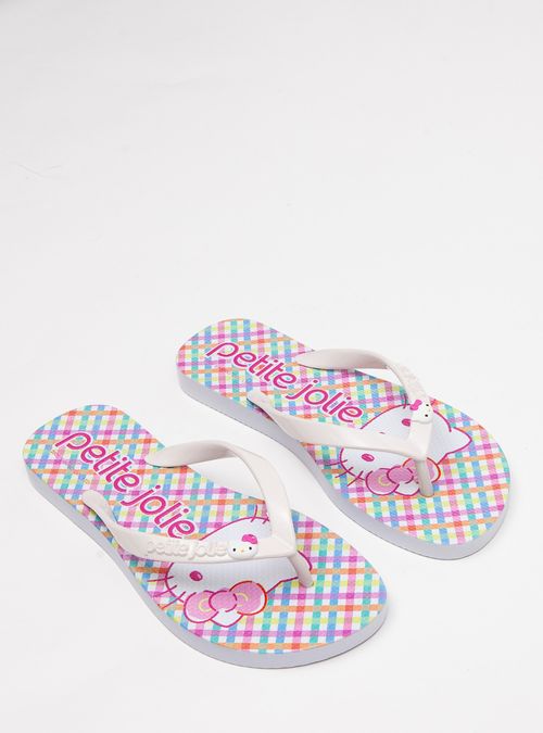 Chinelo Petite Jolie Fresh White/Hello Kitty 11 PJ7206HK