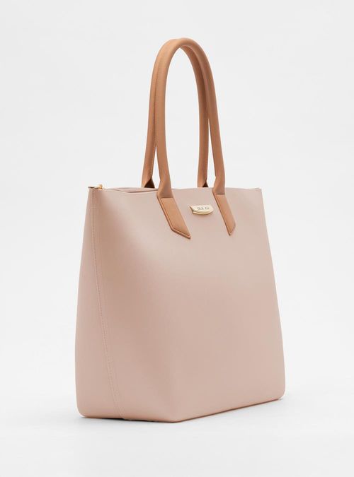 Bolsa Petite Jolie Big Shopping Cream/Doce De Leite PJ11275