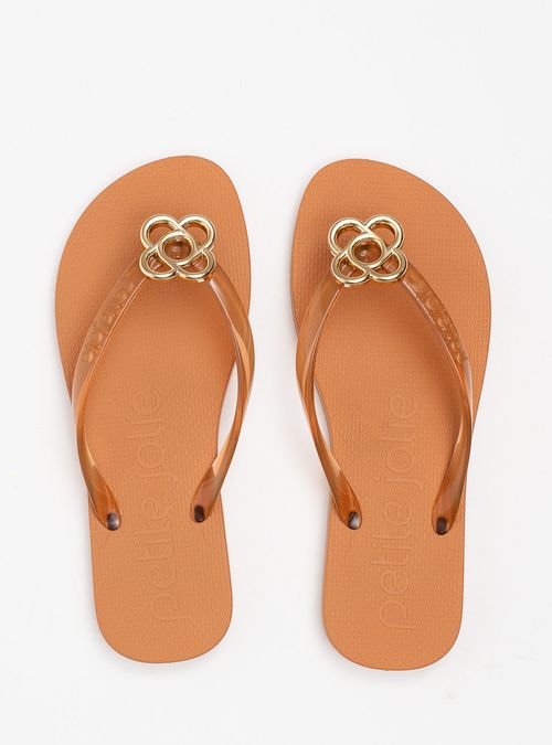 Chinelo Petite Jolie Fresh Doce De Leite PJ6979