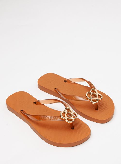 Chinelo Petite Jolie Fresh Doce De Leite PJ6979