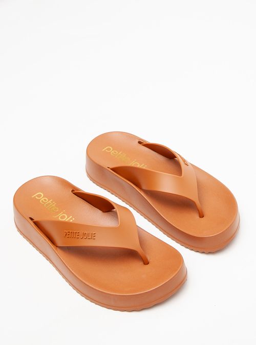 Chinelo Petite Jolie Basic Doce De Leite PJ6818