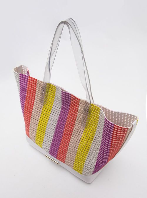 Bolsa Petite Jolie Ibiza White/Translúcido PJ11286