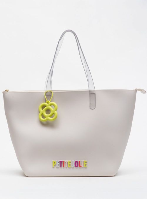 Bolsa Petite Jolie Beach White/Translúcido/Limão PJ11287