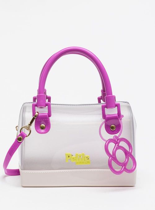 Bolsa Petite Jolie Mini Bloom In Translúcido/Uva PJ11156IN