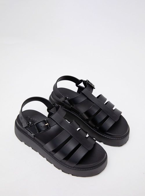 Sandália Petite Jolie Flow Sandal Preto PJ7561