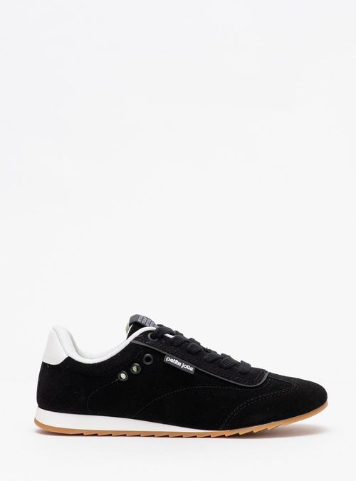 Tênis Petite Jolie Flat Sneaker Preto/Preto PJ7546