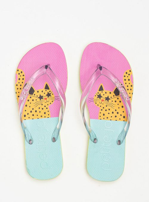 Chinelo Petite Jolie Fresh Translúcido/Pet Lovers 11 PJ6969