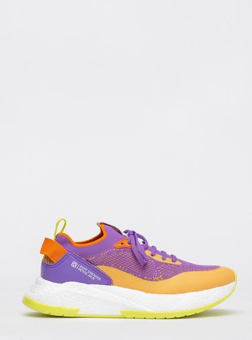 Tênis Petite Jolie Puff Sneaker Uva/Branco/Limão PJ7130II