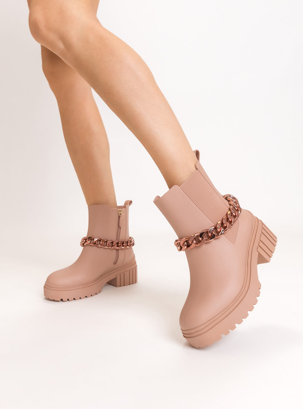 Bota Petite Jolie Chelsea Mocca PJ7148
