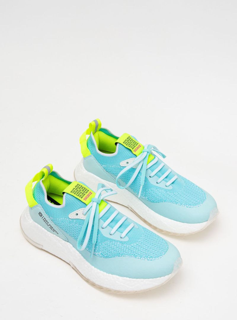 Tênis Petite Jolie Puff Sneaker Bubble Blue PJ7130II