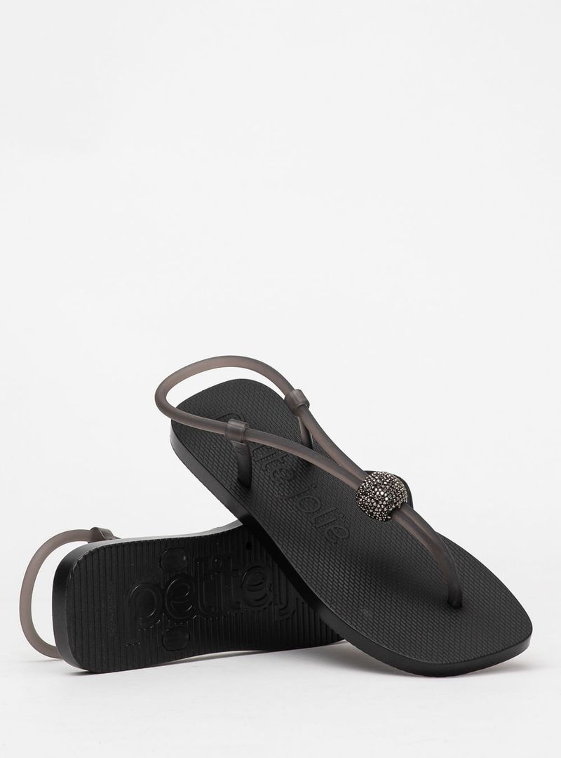 Sandália Petite Jolie Refresh Sandal Preto PJ7676