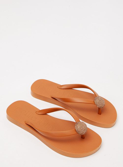 Chinelo Petite Jolie Fresh Doce De Leite PJ7677