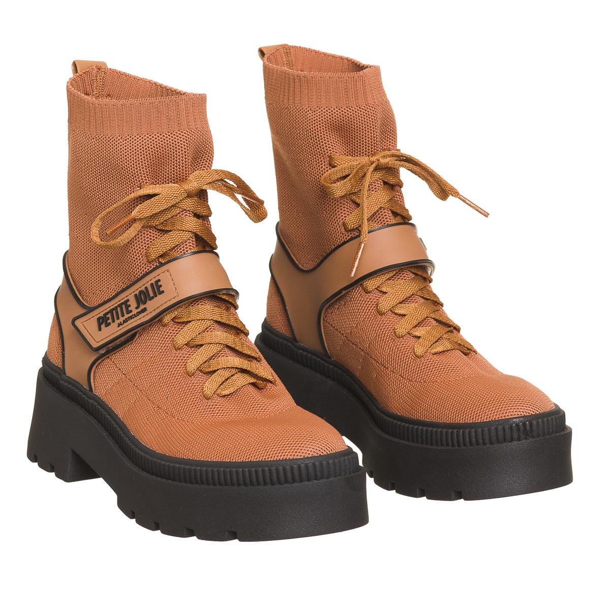 Bota Petite Jolie Off Boot Ambar/Preto PJ6800
