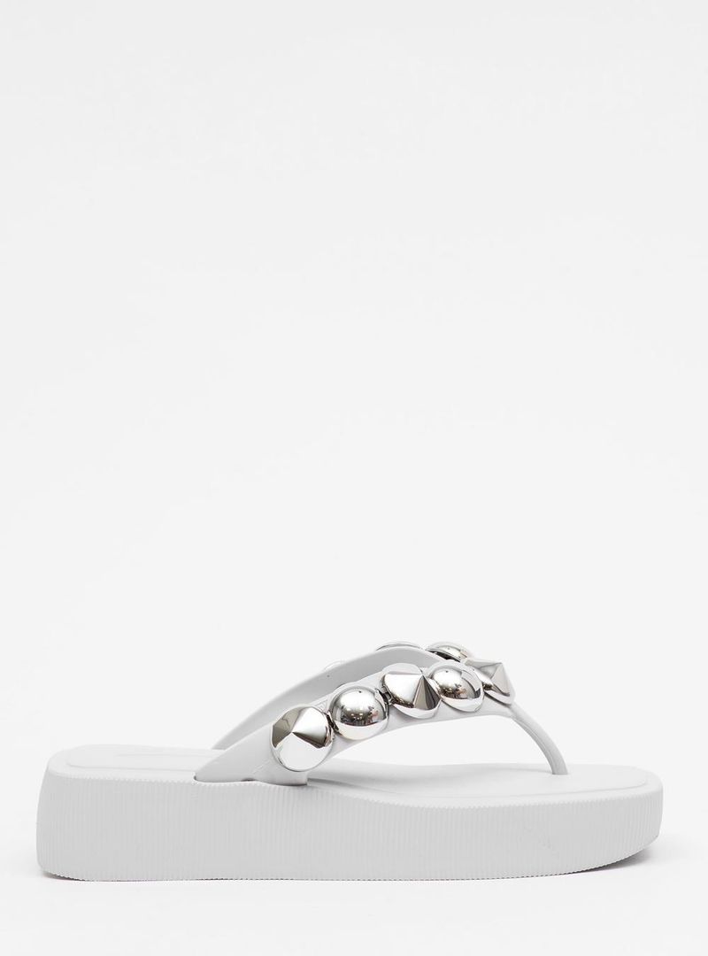 Chinelo Petite Jolie Hit White/Niquel PJ7529