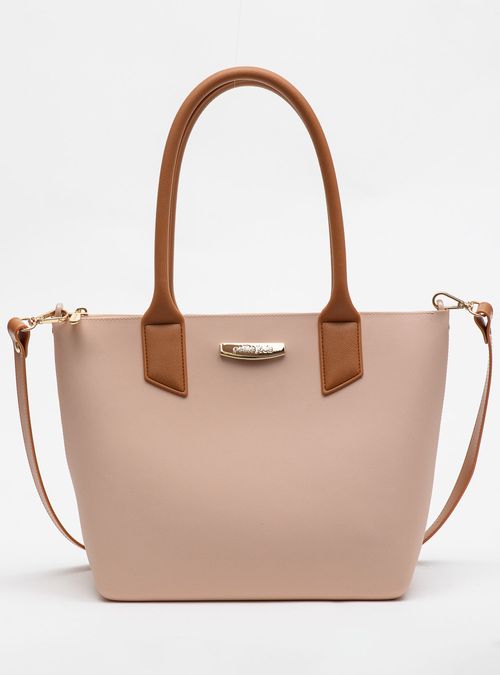 Bolsa Petite Jolie Shopping Cream/Doce De Leite PJ11274