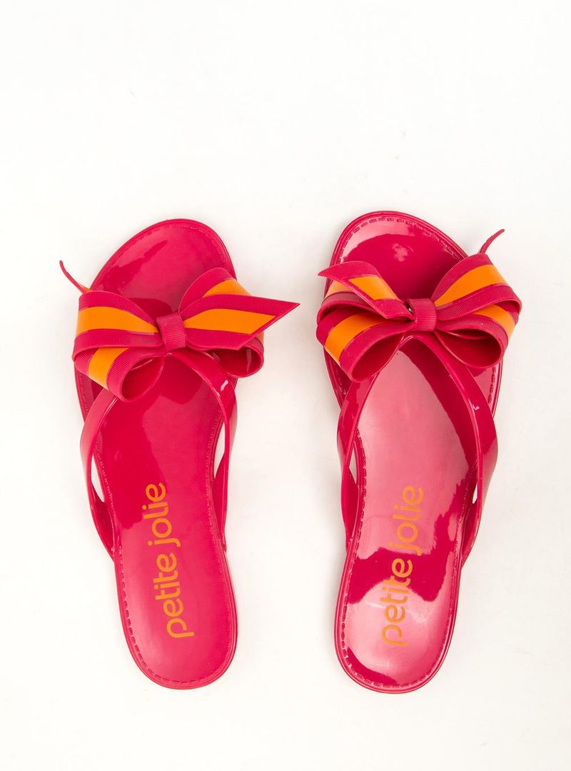 Chinelo Petite Jolie Lucky Pink/Laranja PJ5533